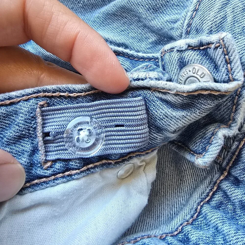 Old Navy Kids Cargo Jeans in Faded Blue
